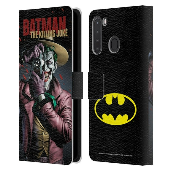Head Case Designs Officially Licensed Batman DC Comics Famous Comic Book Covers The Killing Joke Leather Book Wallet Case Cover Compatible with Samsung Galaxy A21 (2020)