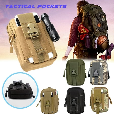 D30 Tactical Molle Waist Bags Outdoor Sport Casual Waist Pack Cell Phone Holster Holder for Iphone 6 Plus SAMSUNG Note 2 3 4 1000D CORDURA nylon Work Waist Case Bag Army Military EDC Small