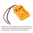 thumbnail image 5 of Uxcell Battery Adapter Converter for DIY Rc Car Truck Toys' 20V Battery with  Wire Harness Connector, 2pcs, Yellow, 5 of 6