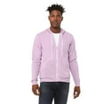 thumbnail image 3 of Canvas  Zip-up Polycotton Fleece Hooded Sweatshirt / Hoodie, 3 of 4