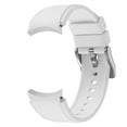 thumbnail image 3 of 2 Pcs Silicone Strap Samsung Galaxy Watch 4 40/44 Classic42/46 Smartwatch Ridge Sport Bracelet, Light Gray Watch Band Only, 3 of 6