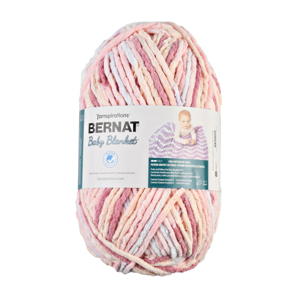Bernat Raspberry Kisses Baby Blanket Yarn