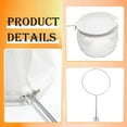 thumbnail image 3 of 2 traditional underwire Thai tea filter, reusable coffee filter, 3 of 6