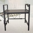 thumbnail image 1 of Elodie Microwave Oven Rack Multifunctional Stand Bakers Rack for Pantry Closet Home Black, 1 of 8