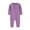 @01 Purple, variant on Baby Boys Girls Rompers Long Sleeve Round Neck Unisex Infant Clothes Button Solid Color Newborn Baby Girl Clothes Comfort Cotton Baby Boy Romper Jumpsuits 3-12 Months