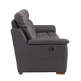 thumbnail image 3 of Titan Furnishings Modern Leather Upholstered Sofa & Loveseat Set in Brown, 3 of 18