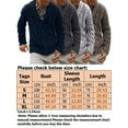thumbnail image 2 of Cvlife Men 's Chal neck cardigan sweater Button Front Solid color Leisure Long sleeves knitwear CVLIFE Casual suelto, 2 of 2