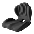 thumbnail image 3 of Voxware Seat Cushion Memory Foam Support Cushion Chair Pad Back Support Pillow Ergonomic Non Slip Comfortable Long Sit Pillow Breathable Multifunction Cushion Suitable for Office Home Work Black, 3 of 8
