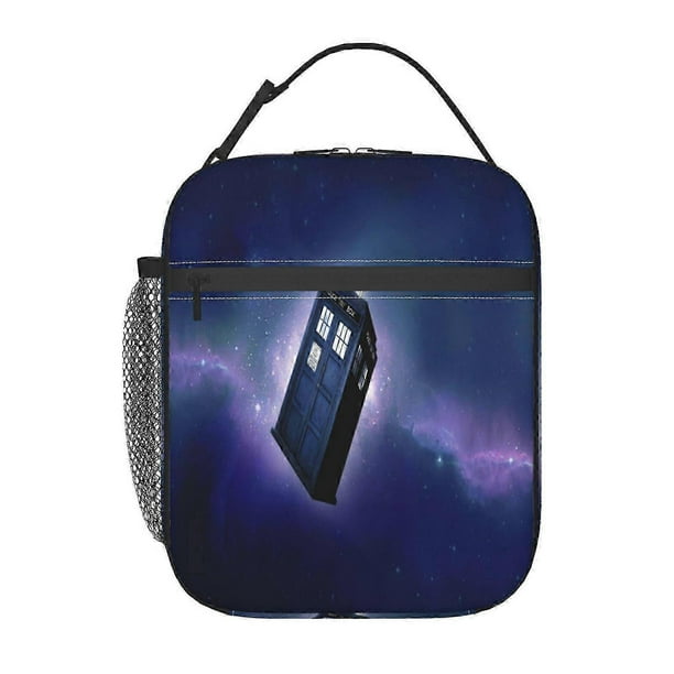 f126 Doctor Who The Animated Series Lunch Boxes Premium Oxford Fabric, Spacious Compartment with 4 Slots, Machine Washable & Odor Resistant c126