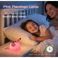thumbnail image 3 of Lámpara Nocturna de Silicona Dimmable en Forma de Flamenco para Cuarto Infantil, 3 of 9