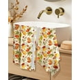 thumbnail image 2 of Flour Sack Kitchen Towels Set of 2-18x26 Inch Dish Towels with Hanging Loop Autumn Fall Absorbent Reusable Cotton Cloths for Cleaning Cute Design Home Decor Housewarming, Autumn Leaf, 2 of 6