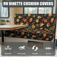 thumbnail image 4 of XYZCANDO Maple Leaf RV Dinette Cushion Covers Comfortable RV Accessories Universal Couch Cushion Covers Stretchable Slip Covers for Loveseat Stylish Furniture Covers, 4 of 7