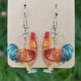 thumbnail image 6 of Acrylic Chickens Turkey Thanksgiving Earrrings Women Pumpkin Fall Jewelry Gifts, 6 of 8