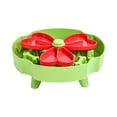 thumbnail image 2 of Comedero de alimentación lenta para perros: altura elevada para mayor soporte del cuello, desmontable y fácil de limpiar, plástico apto para alimentos con base antideslizante, comedero de entrenam, 2 of 6