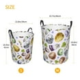thumbnail image 5 of XMXT Collapsible Laundry Basket, Watercolor Easter Eggs Waterproof Laundry Hampers Storage Baskets Dirty Clothes Hamper, 62L, 5 of 8
