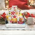 thumbnail image 1 of Estatuilla de Navidad, casa de dulces LED, paisaje nevado, decoraciones navideñas de interior para mesa, estantería de cumpleaños y Navidad Hugo Casa musical, 1 of 10
