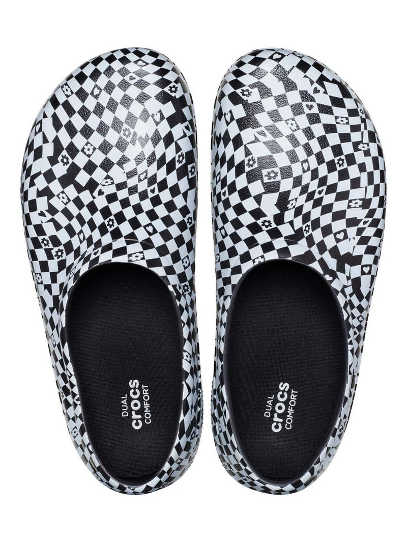 Crocs ontheclock graphic work slippers NWT Amazon.com | Crocs Unisex-Adult On The Clock Clog, Slip  main image 2