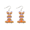thumbnail image 1 of Hearth & Gear Easter Earrings Cartoon Cute Rabbit Acrylic Sheet Double Printing Earrings Women's Earrings Valentines Day Earrings for Women Ear Ringing Jewelry for Women Jewelry Raffia Earrings, 1 of 6