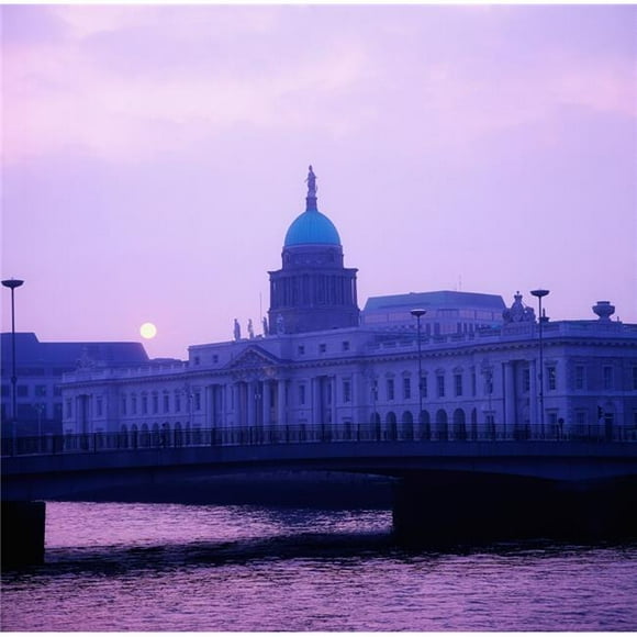 Posterazzi DPI1814722 Custom House Dublin Co Dublin Ireland Poster Print by The Irish Image Collection, 15 x 15