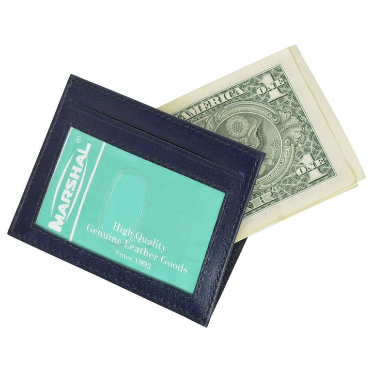 Premium High quality Genuine Leather Slim Simple ID Credit Card