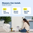 thumbnail image 6 of PetSafe Big Cat Door  Interior and Exterior Pet Door for Cats, Small Dogs and Multi-Pet Households  Push-&-Turn 4-Way Locking Mechanism for Extra Security  Soft Close Flap for Added Safety, 6 of 7
