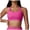 Hot Pink, variant on DAFEI Women's Crop Tank Tops with Built in Bra Workout Yoga Camisole Tops Basic Yoga Athletic Sleeveless Tank Top