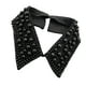 thumbnail image 2 of Gargantilla de Solapa de Chal Falso para Mujer Y Niña, Accesorios Informales, Collar, Corbatas para Ropa, Blusa, Suéteres, Ropa de Carnaval Negro, 2 of 8
