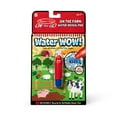 thumbnail image 1 of Melissa & Doug On The Go Water Wow! Mess Free Coloring Book, Reusable Water-Reveal Activity Pad - Farm, 1 of 9