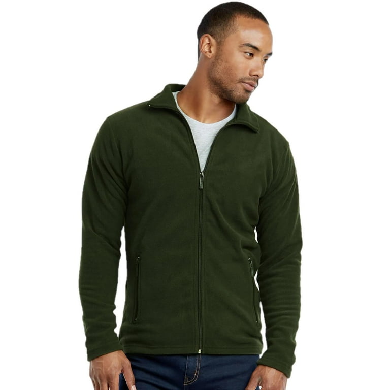 DailyWear Mens Full-Zip Polar Fleece Jacket