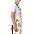 thumbnail image 3 of Pofeuu cute Rainbow Animal Print Waterproof Apron with Pockets Adjustable Cooking Aprons Kitchen Bib for Baking Household Cleaning, 3 of 8
