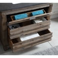 thumbnail image 3 of 36" WOOD SINK VANITY MATCH WITH MARBLE WH 5136" TOP -NO FAUCET-Color:Brown,Material:Fir Wood, 3 of 4