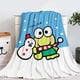 thumbnail image 4 of Manta de franela Kawaii Sanrio Keroppi Bad Badtz Maru con bonitos dibujos para niños, manta para siesta para oficina, periféricos de animé, regalo de Festival, 4 of 4
