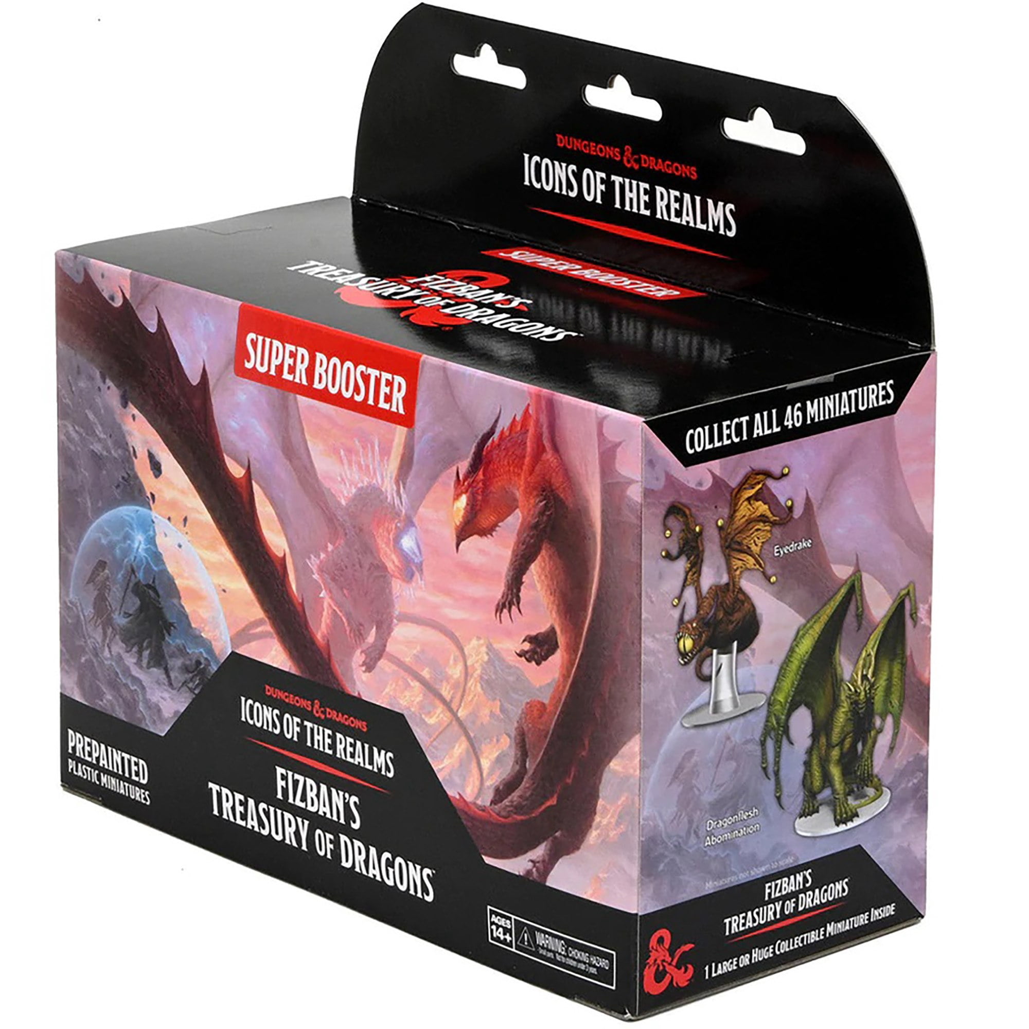 D&D Icons of the Realms: Fizban's Treasury of Dragons - Super Booster (Set22) - Contains 1 Huge Rare Figure, Pre-Painted, Pre-Assembled, Miniature, Dungeons & Dragons