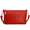 Watermelon Red, variant on Jiibva Women Small Crossbody Bags Leather Zipper Purses and Handbags Shoulder Bag Satchel with Adjustable Strap and Multi Pockets