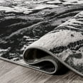 thumbnail image 6 of JONATHAN Y SILK ORCHID 4 x 6 Area Rug, Swirl Marbled Abstract - Black/Ivory, SOR203E-4, 6 of 10