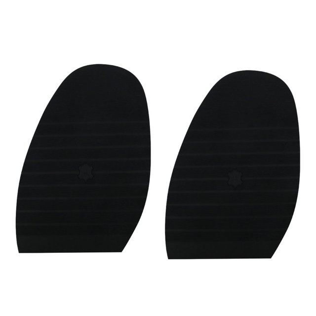Sonducket Solución de reparación de calzado versátil, media suela de goma negra para cada tipo de zapato, accesorios de suela Accesorios de calzado