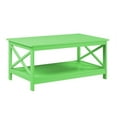 thumbnail image 1 of Pemberly Row Coffee Table with Shelf in Lime Green Wood Finish, 1 of 5