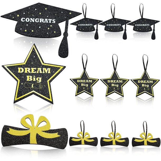 Graduation Hanging Decorations Graduation Party Supplies Felt Hanging