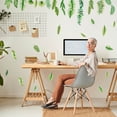thumbnail image 3 of 1 Sheet PVC Wall Stickers Wall Decoration Leaf Pattern 900x390mm, 3 of 7