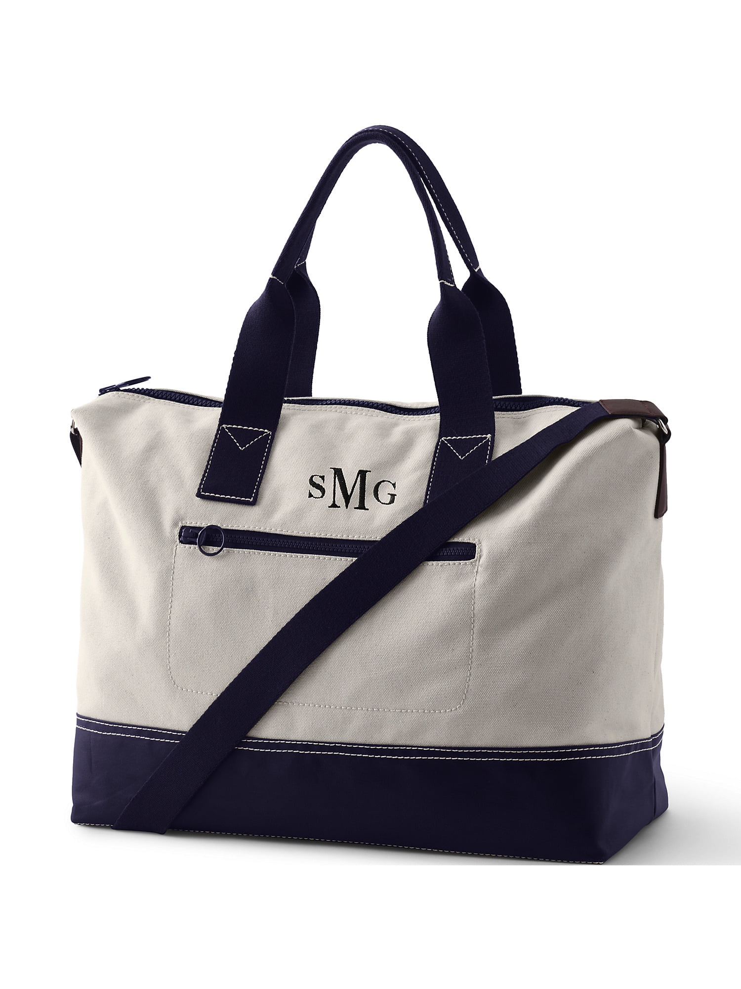 Lands' End School Uniform Canvas Weekender Duffle Bag