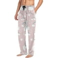 thumbnail image 5 of Llama and Clouds Ghost Pajama Pants, Men's Lounge Pants Light with Drawstring and Pockets, Christmas New Year Birthday Father's Day Gifts, Medium, 5 of 7