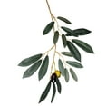 thumbnail image 2 of Vickerman 4' Artificial Potted Olive Tree., 2 of 8