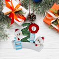 thumbnail image 3 of Adornos navideños 2021, adornos navideños colgantes, adornos personalizados, regalos de bricolaje para miembros de la familia, amigos, decoración creativa para colgar en las fiestas, resina, 3 of 5