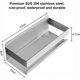thumbnail image 2 of Estante autoadhesivo para baño, estante para ducha adhesivo, sin taladrar, acero inoxidable SUS304, estante autoadhesivo, estantes de ducha montados en la pared para baño, 2 of 5