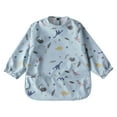 thumbnail image 1 of MIASHUI Baby Long Sleeve Bib Cartoon Print Toddlers Soft Bib Outfit, 1 of 3