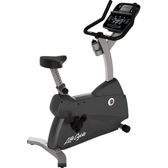 Pre-Owned Life Fitness C1 Upright Exercise Bike with Track Console