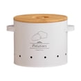 thumbnail image 1 of Luzkey Potato Storage Tin Food Container Potato Onion Garlic Storage Bin Kitchen Storage Canister for Restaurant Counter Pantry Home , L L, 1 of 8