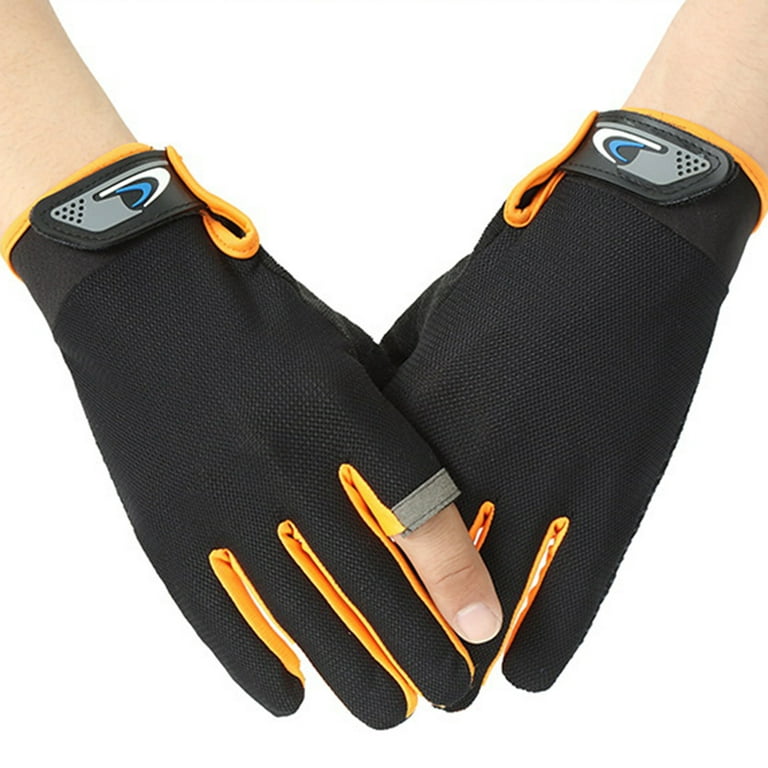  Fishing Gloves Touchscreen Outdoor Fish Gloves 3 Cut