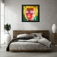 thumbnail image 3 of Stephen Chambers 27x26 Black Modern Wood Framed Wall Art Titled - Glowing Marilyn, 3 of 6