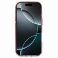 thumbnail image 2 of For iPhone 16 Pro Max Case TPU PC Phone Back Cover Lens Frame Rhinestone Decorated - Transparent Pin, 2 of 5